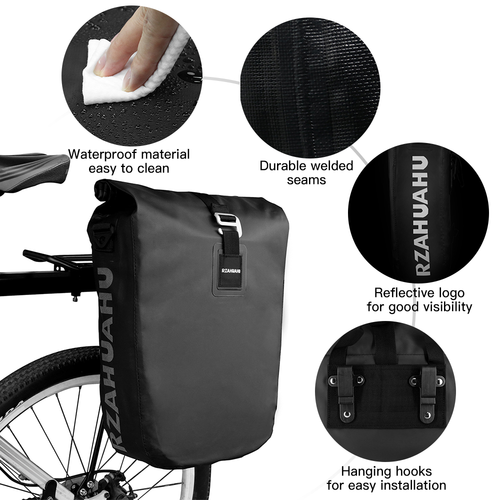 20-литровая водонепроницаемая  – обзор и цена Panniers Waterproof Rear